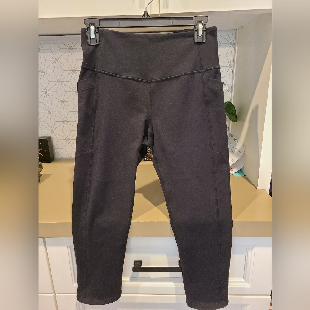 Zella Black Live In High Waist Pocket 7/8 Leggings